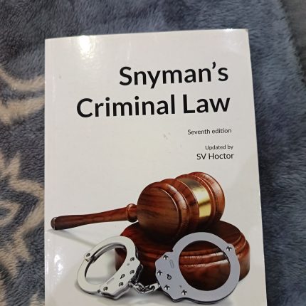 Snyman’s Criminal Law