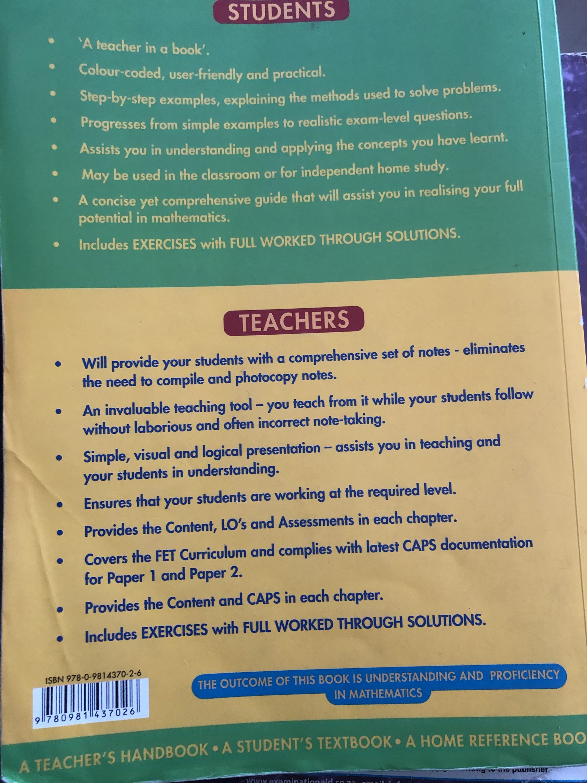 Grade 10 Maths Handbook and Study Guide Grade 10 Maths Handbook and Study Guide