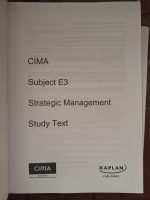 CIMA E3 Strategic Management - Image 2